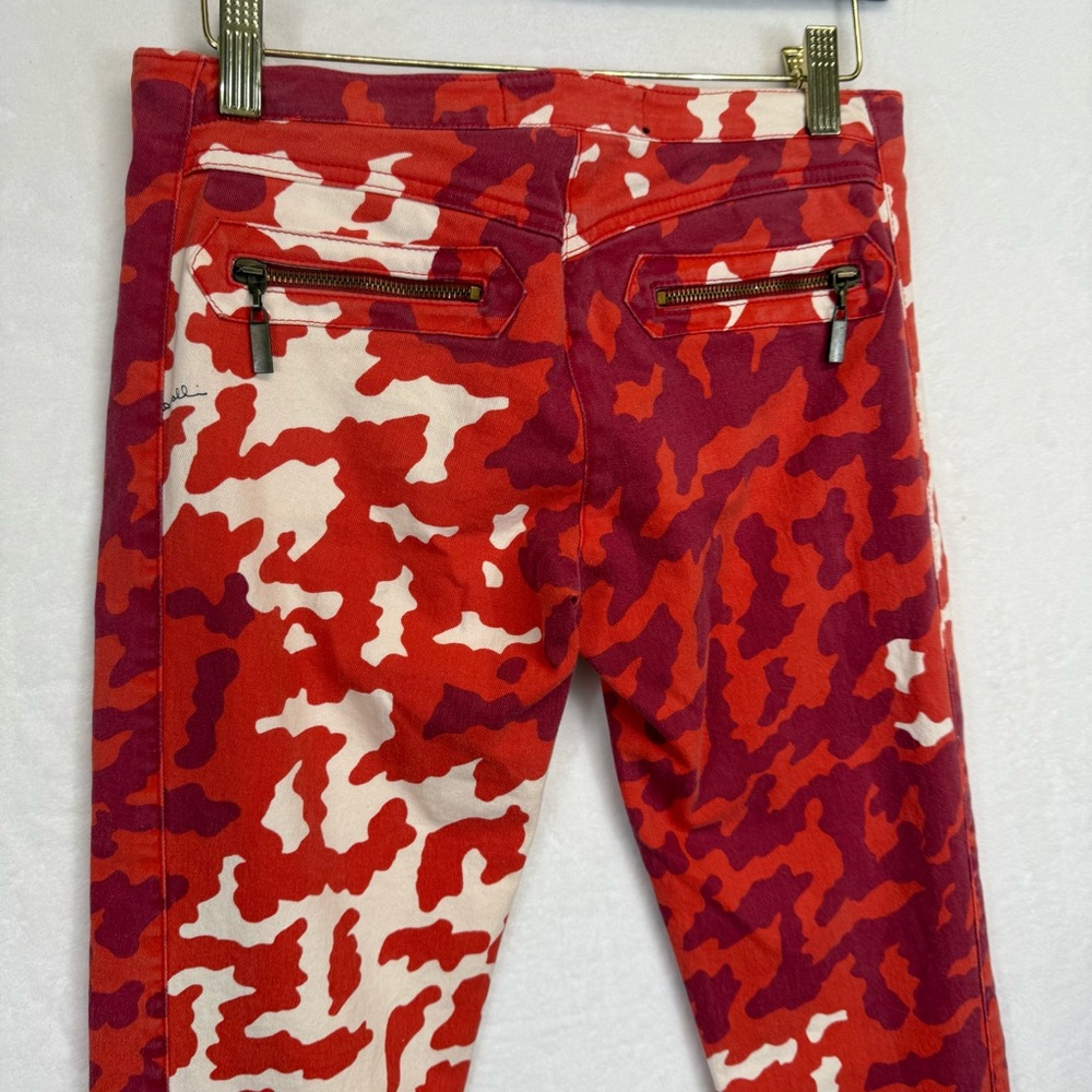 Roberto Cavalli Vibrant Red and White Skinny Jeans - Picture 13 of 16